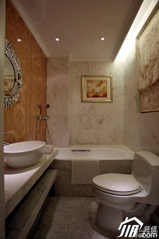 欧式风格奢华豪华型120平米卫生间洗手台效果图