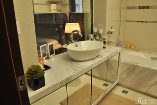 简约风格公寓富裕型130平米卫生间洗手台图片