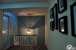 地中海风格复式富裕型走廊灯具图片