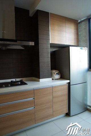 简约风格公寓富裕型90平米厨房橱柜设计