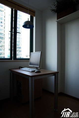 简约风格公寓富裕型90平米书房书桌效果图