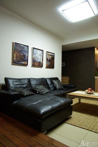 简约风格公寓简洁富裕型90平米客厅沙发效果图