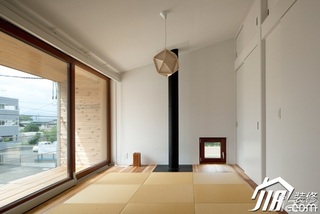 日式风格别墅原木色经济型设计图
