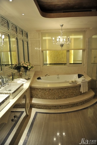 新古典风格别墅奢华豪华型浴缸效果图
