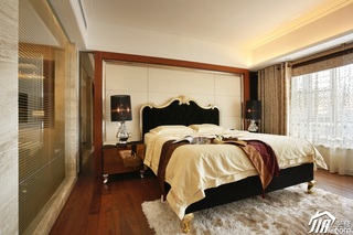 欧式风格公寓豪华型卧室床图片