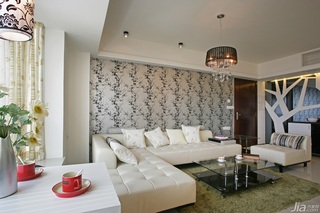 中式风格公寓富裕型客厅沙发图片