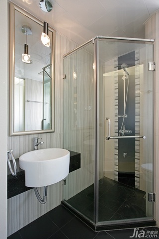 中式风格公寓富裕型淋浴房设计图纸