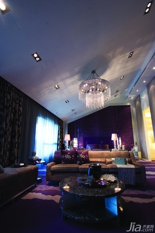 欧式风格公寓奢华豪华型140平米以上客厅沙发图片