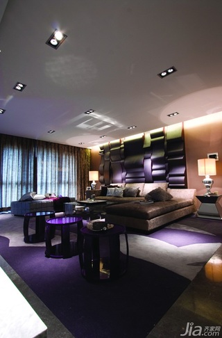 欧式风格公寓奢华豪华型140平米以上卧室卧室背景墙床图片