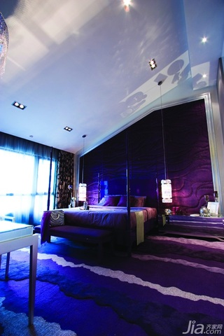 欧式风格公寓奢华豪华型140平米以上卧室卧室背景墙床效果图
