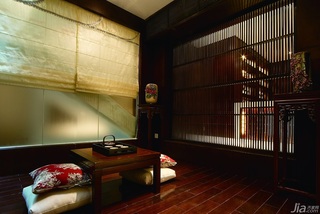 中式风格复式原木色豪华型140平米以上榻榻米定制