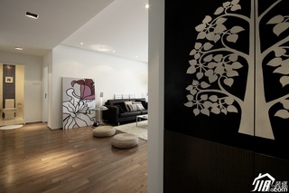 简约风格二居室大气米色豪华型客厅沙发图片