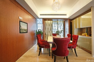 欧式风格公寓艺术豪华型140平米以上餐厅餐桌图片