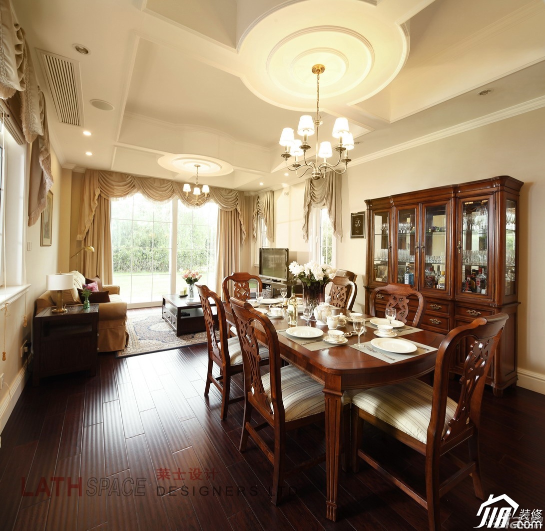 混搭风格,豪华型装修,别墅装修,餐厅,餐桌,灯具,艺术