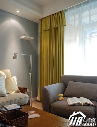 简约风格公寓富裕型120平米客厅沙发图片