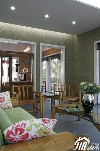 新古典风格别墅古典暖色调富裕型客厅沙发图片