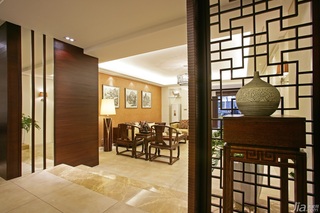 中式风格三居室大气原木色豪华型140平米以上客厅客厅隔断效果图