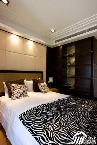 欧式风格二居室奢华豪华型110平米卧室床图片
