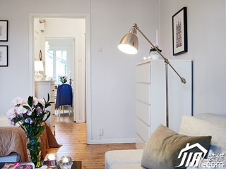 北欧风格小户型浪漫白色经济型客厅灯具图片