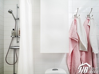 北欧风格小户型浪漫经济型卫生间洗手台图片