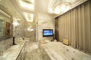 混搭风格别墅奢华豪华型浴缸图片