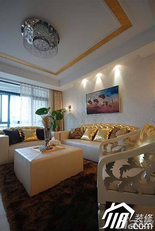 欧式风格复式20万以上客厅沙发背景墙沙发图片