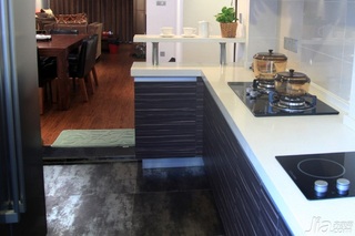日式风格三居室温馨暖色调富裕型90平米厨房设计图