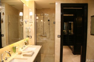 简约风格二居室大气暖色调豪华型浴缸图片