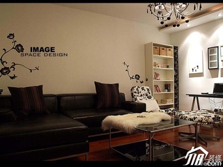简约风格小户型时尚经济型客厅沙发图片