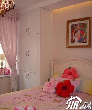 中式风格复式15-20万120平米卧室床图片