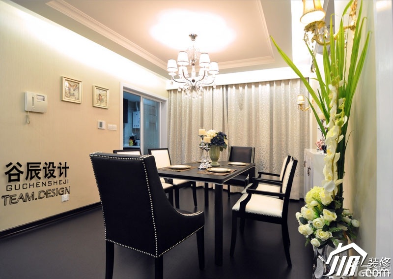 公寓装修,富裕型装修,简约风格,餐厅,餐桌,灯具,艺术
