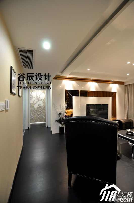 公寓装修,富裕型装修,简约风格,客厅过道