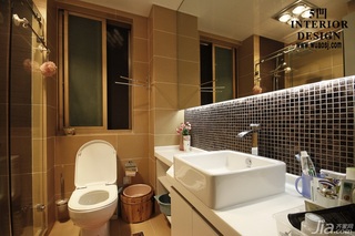 简约风格公寓白色富裕型130平米卫生间浴室柜图片