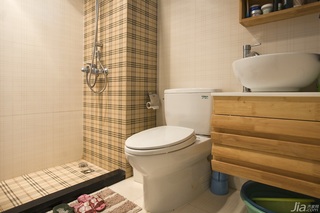 简约风格一居室富裕型60平米卫生间淋浴房定制
