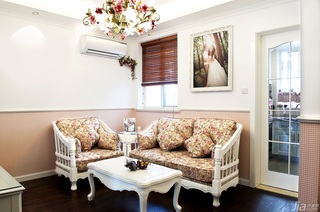 田园风格公寓温馨富裕型客厅沙发效果图