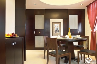 新古典风格公寓艺术富裕型餐厅餐桌效果图
