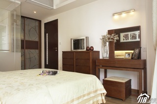 新古典风格公寓富裕型卧室床效果图