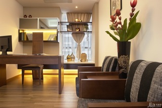 新古典风格公寓简洁富裕型书房书桌图片