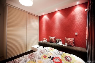 宜家风格公寓时尚富裕型卧室床图片