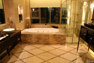 欧式风格别墅豪华型卫生间浴缸效果图