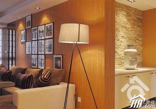 简约风格公寓时尚暖色调经济型80平米客厅沙发效果图