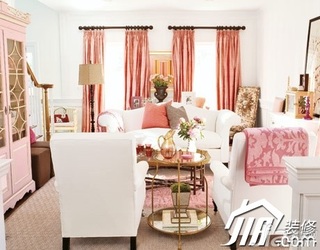 简约风格公寓温馨10-15万90平米客厅沙发效果图