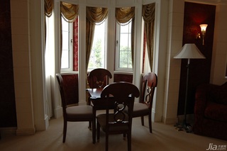 欧式风格别墅奢华白色富裕型阳台窗帘图片