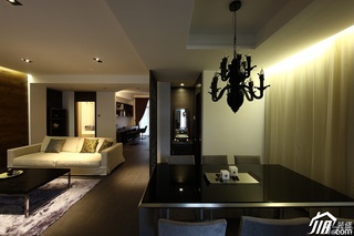 中式风格二居室古典豪华型客厅沙发图片