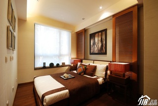 新古典风格三居室富裕型卧室床效果图