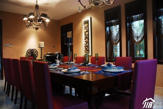 欧式风格别墅奢华豪华型140平米以上餐厅餐桌效果图
