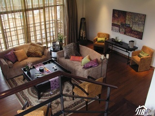 别墅温馨豪华型140平米以上客厅沙发图片