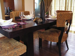 别墅温馨豪华型140平米以上餐厅餐桌效果图