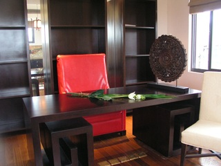 别墅温馨豪华型140平米以上书房书桌图片