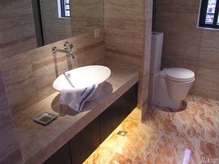 别墅温馨豪华型140平米以上卫生间洗手台效果图